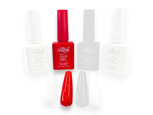 [N0233B-R] GEL BALLELA COLOR ROJO